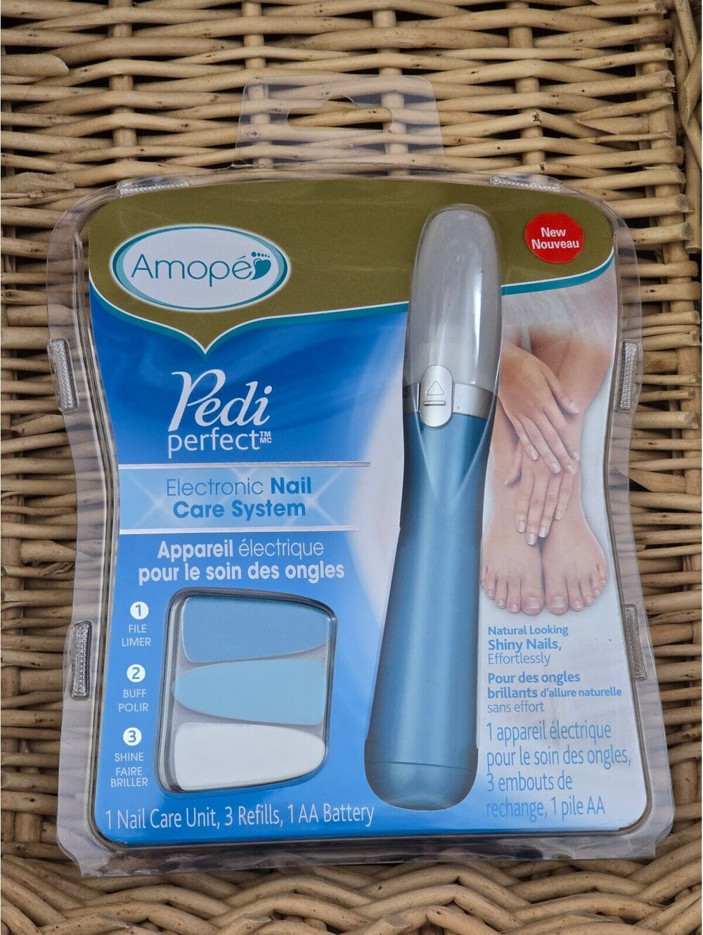 Amope Pedi Perfect Electronic Nail Care System New In Package.